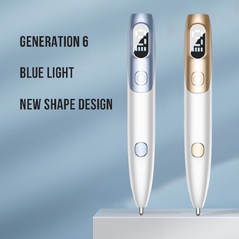 Hot lcd Plasma Pen Machine 9 Level LED Lighting Laser Freckle  Wart  Skin remover pen