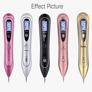 LED Laser Freckle Removal Machine Skin Mole Dark Spot Face Wart Tag Remover Plasma Pen Skin Tag Removal Pen