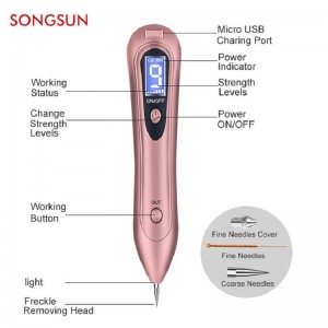 Acne Freckle Skin Tag Tatoo Device Sweep Spot Removing Pen Plasma laser Mole Remover Beauty Removal Pen