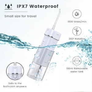 2023 Hot Selling Electric Dental Portable Family and Outside Teeth Cleaning Dental Oral irrigator Water Flosser